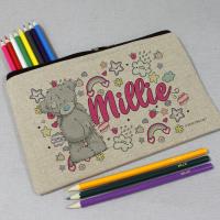 Personalised Me to You Pastel Pop Pencil Case & Coloured Pencils Set Extra Image 1 Preview